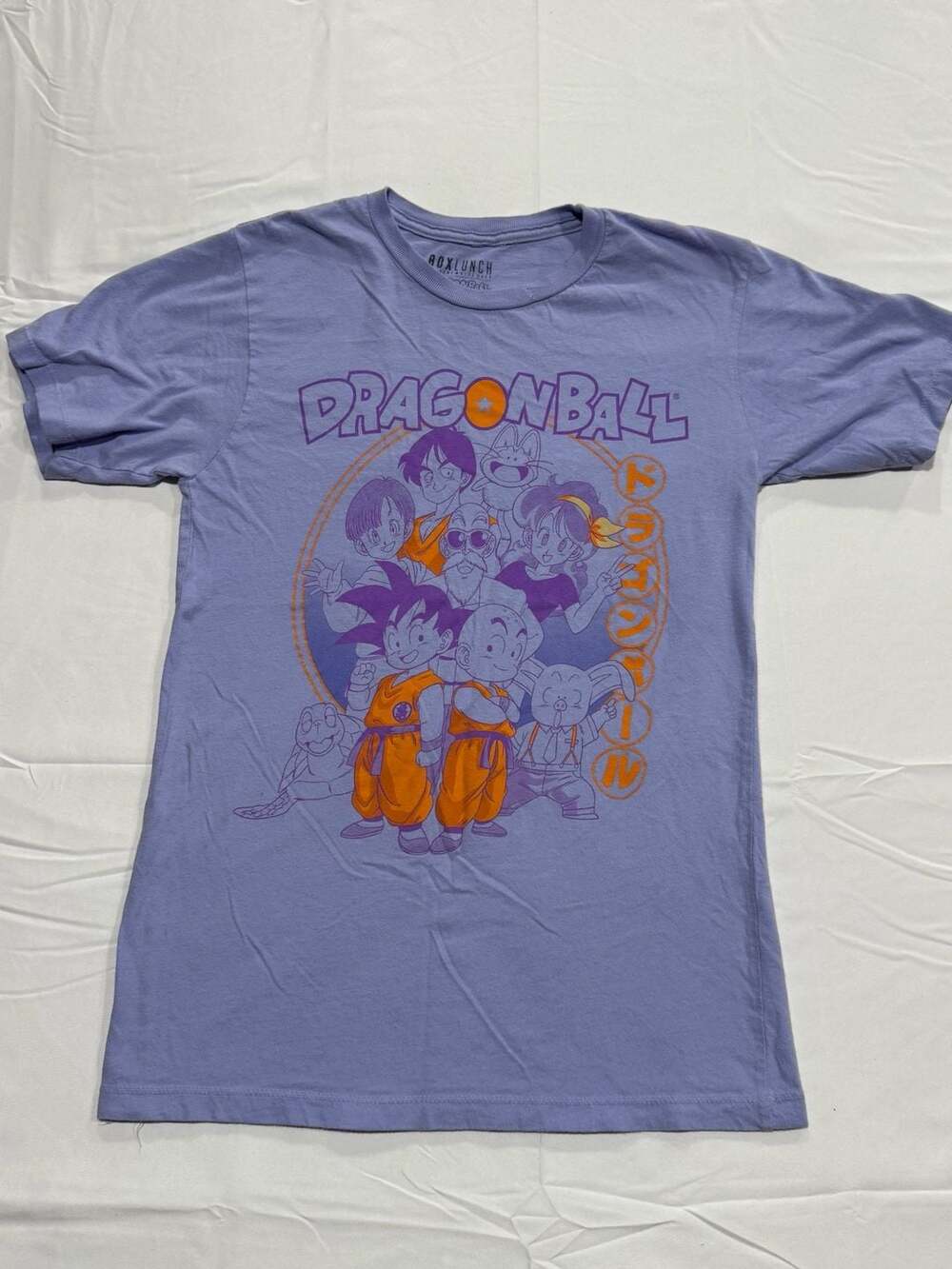 BoxLunch Dragon Ball Lilac Group Women's Tee Size Small